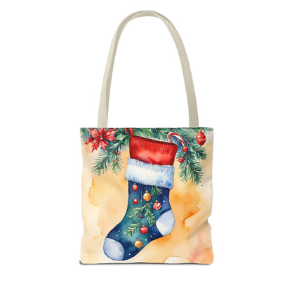 Christmas Sock Tote Bag (AOP) -