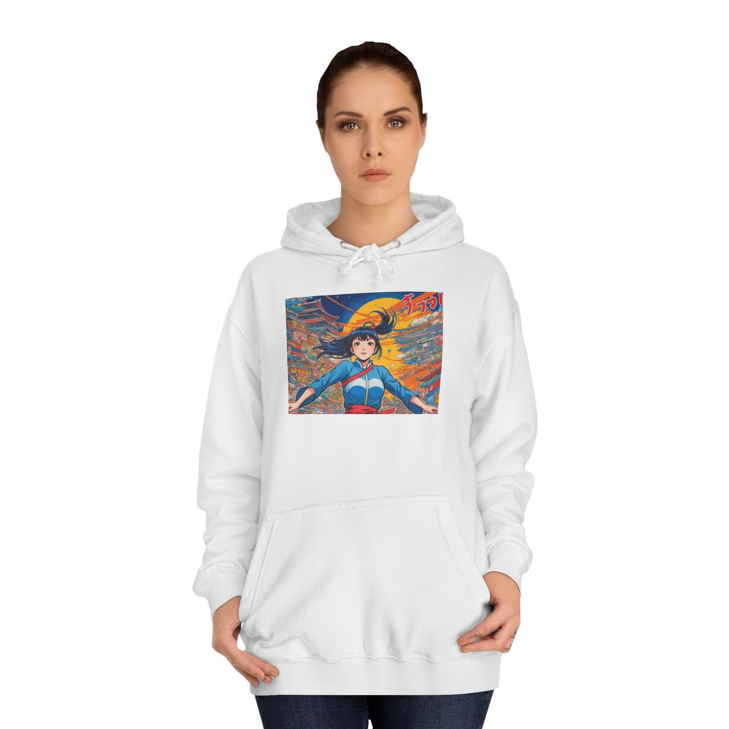 Living in Japan - Unisex College Hoodie