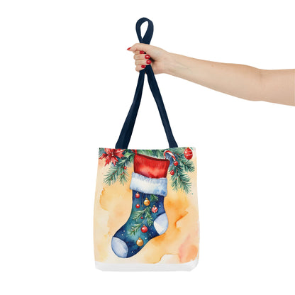 Christmas Sock Tote Bag (AOP) -