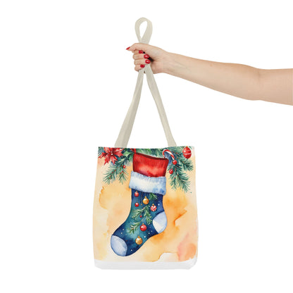 Christmas Sock Tote Bag (AOP) -