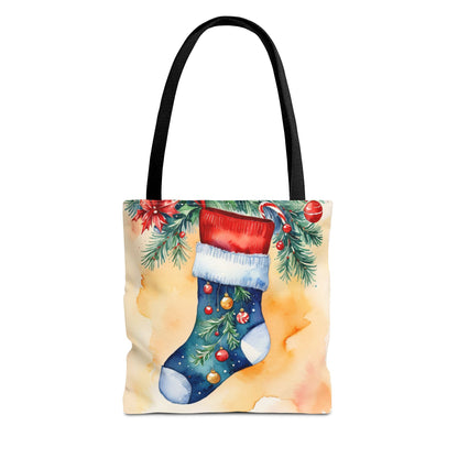 Christmas Sock Tote Bag (AOP) -