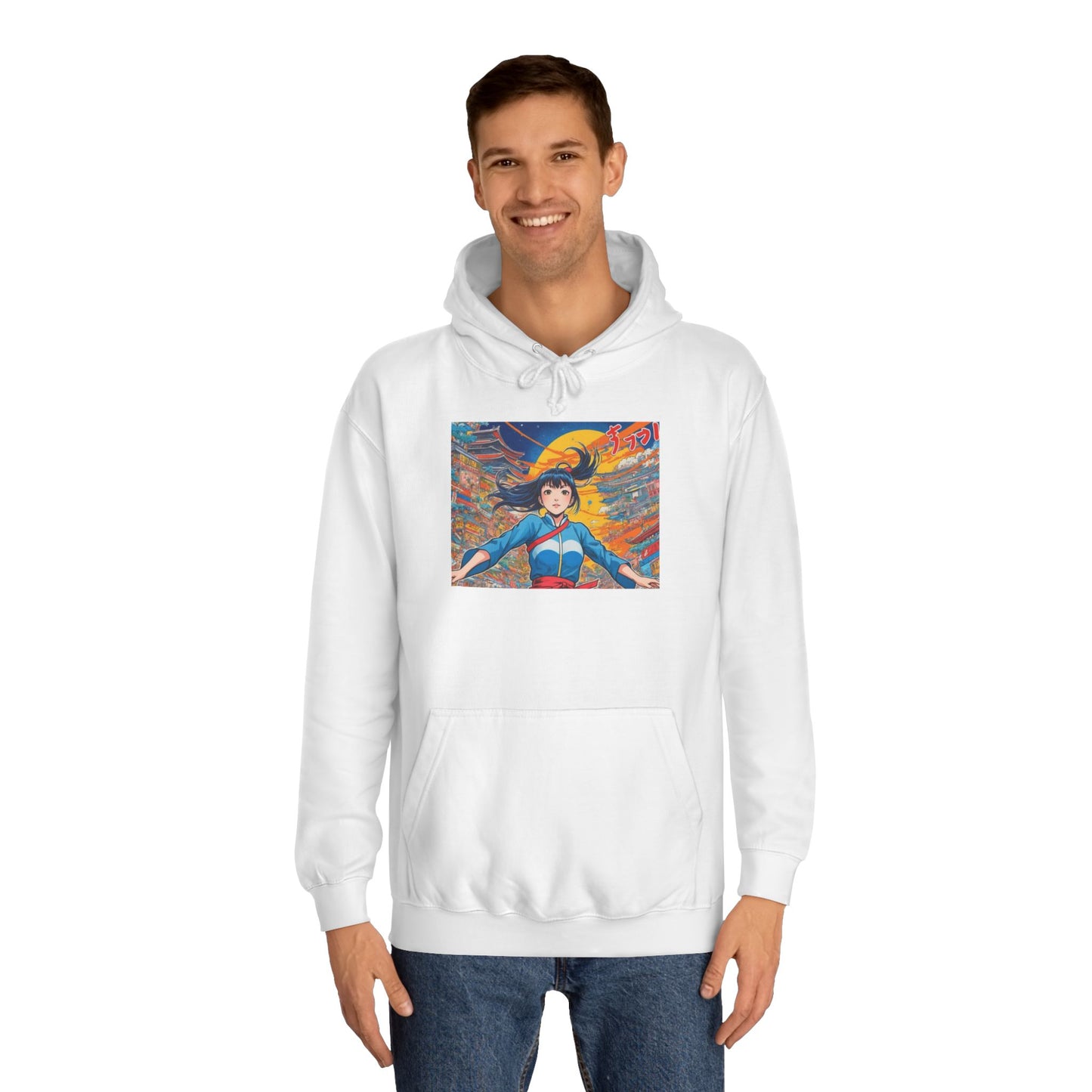 Living in Japan - Unisex College Hoodie