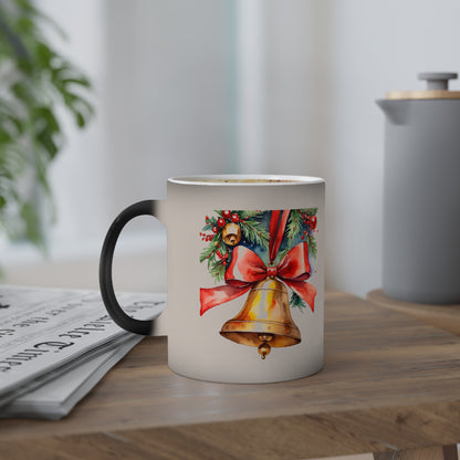 Color-Changing Mug, 11oz  -Christmas Bell