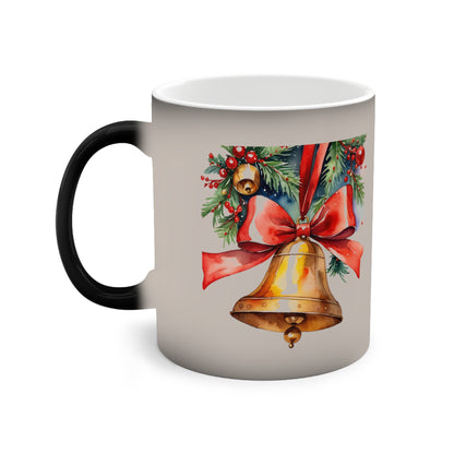 Color-Changing Mug, 11oz  -Christmas Bell