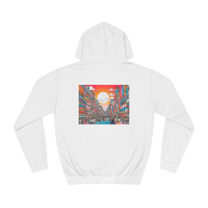 Living in Japan - Unisex College Hoodie