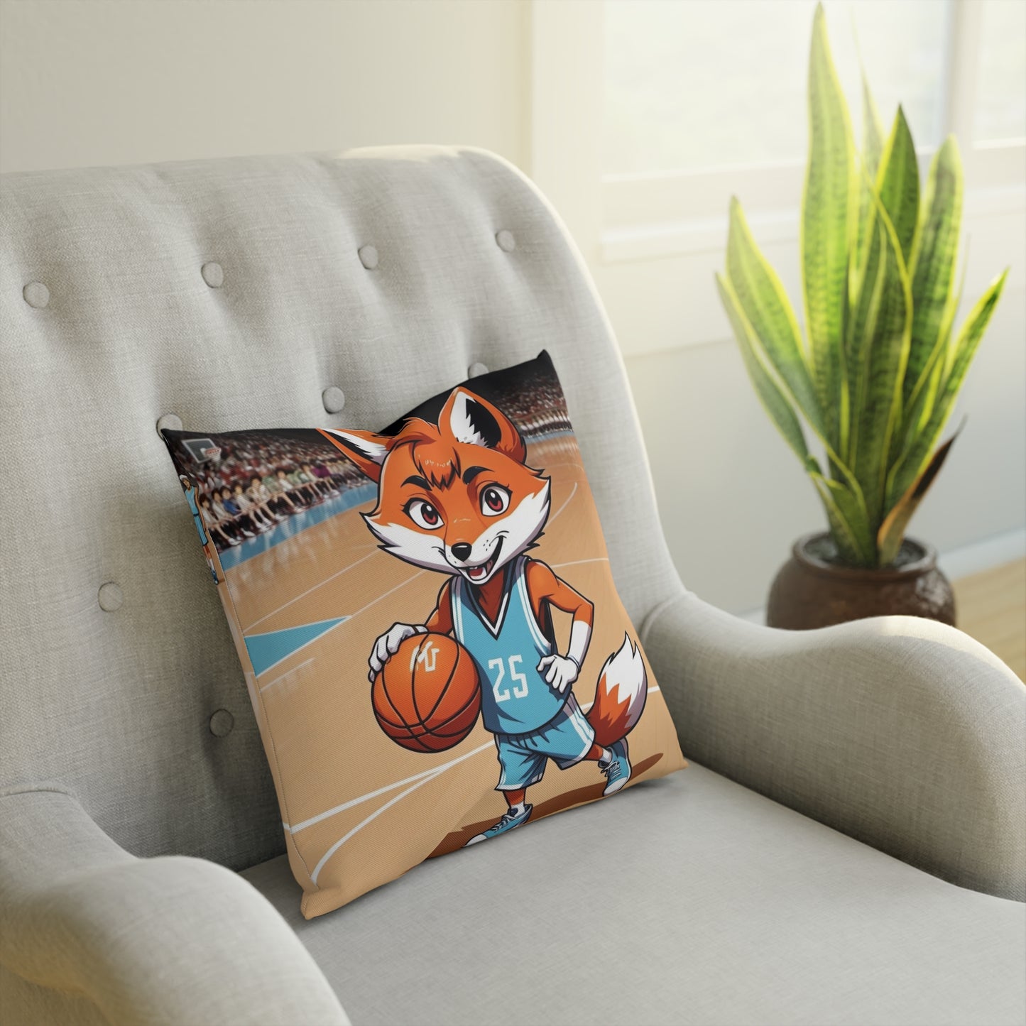 Anime Basketball Fox Cushion